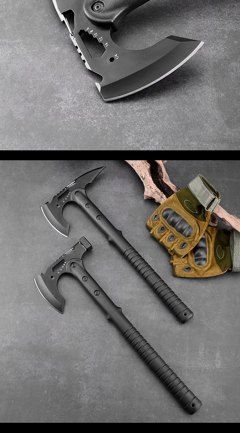 Popular Features: Tactical Engineer Axe for Self-defense Convenient for Outdoor Use Household Logging Cutting EDC Hand Tools