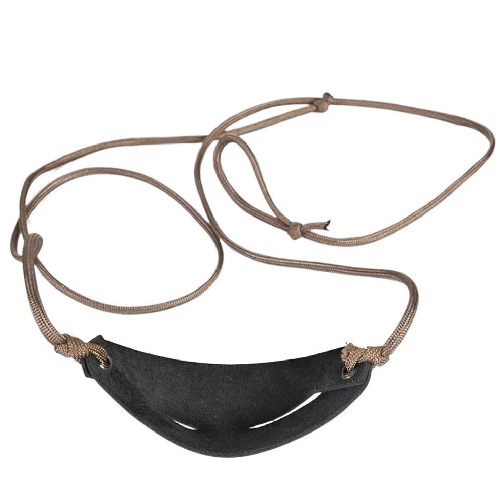 Handmade Leather Shepherd Sling Leather Throwing Sling Old-Fashioned Slingshot Hiking Hunting Accessories