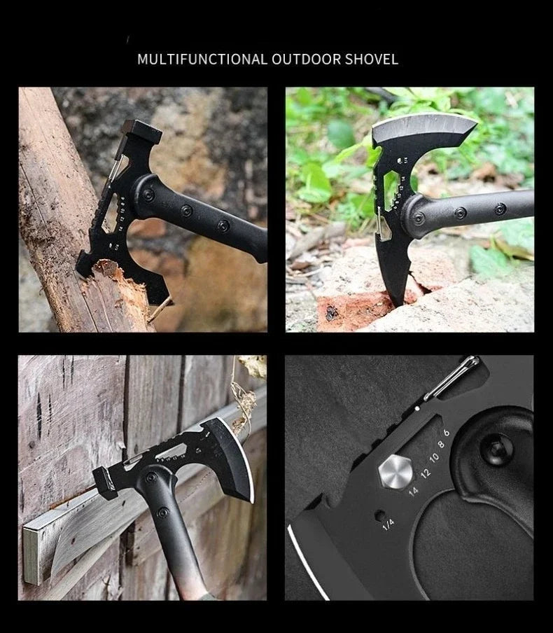 Popular Features: Tactical Engineer Axe for Self-defense Convenient for Outdoor Use Household Logging Cutting EDC Hand Tools