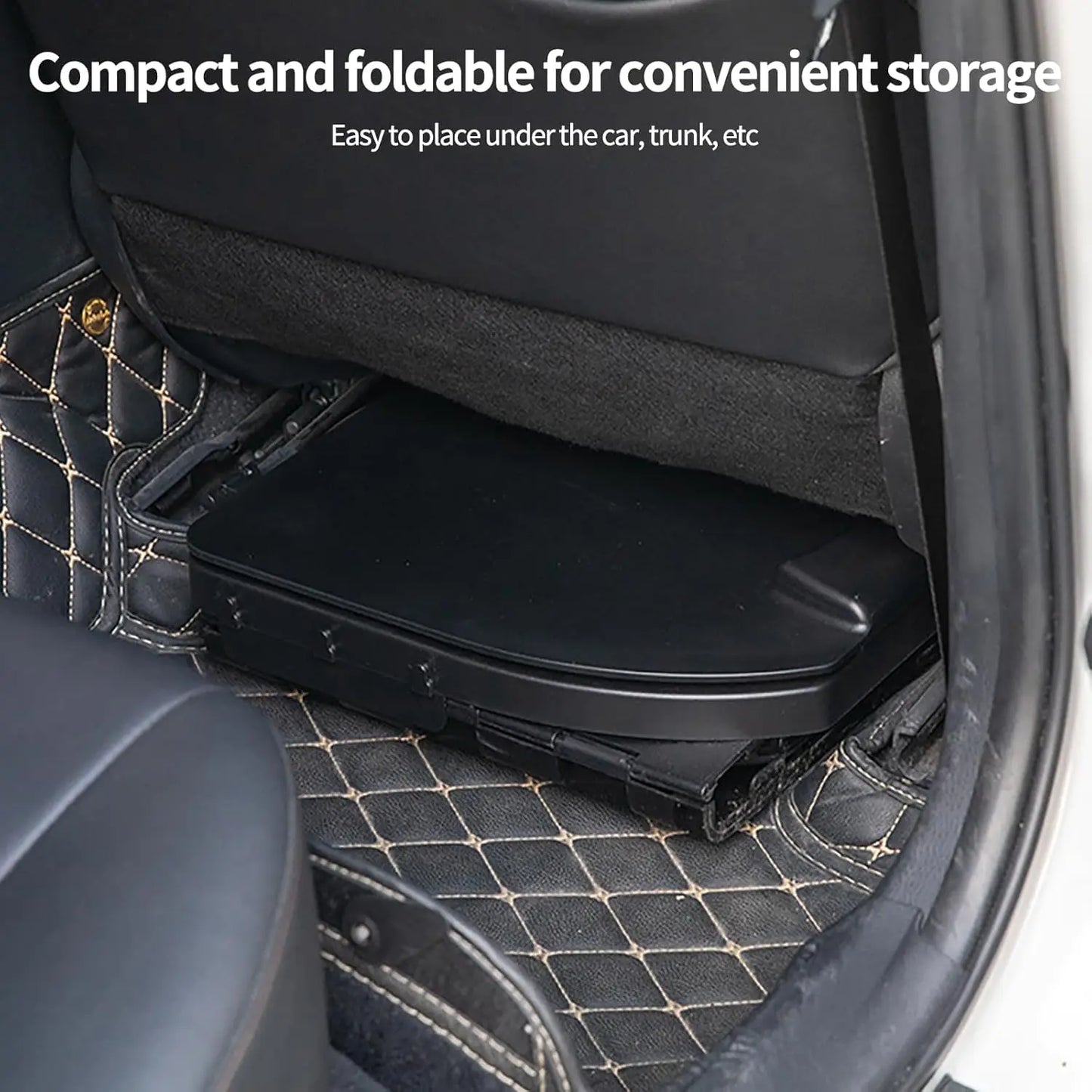 Lightweight Portable Toilet with PU Cushion for Camping Travel