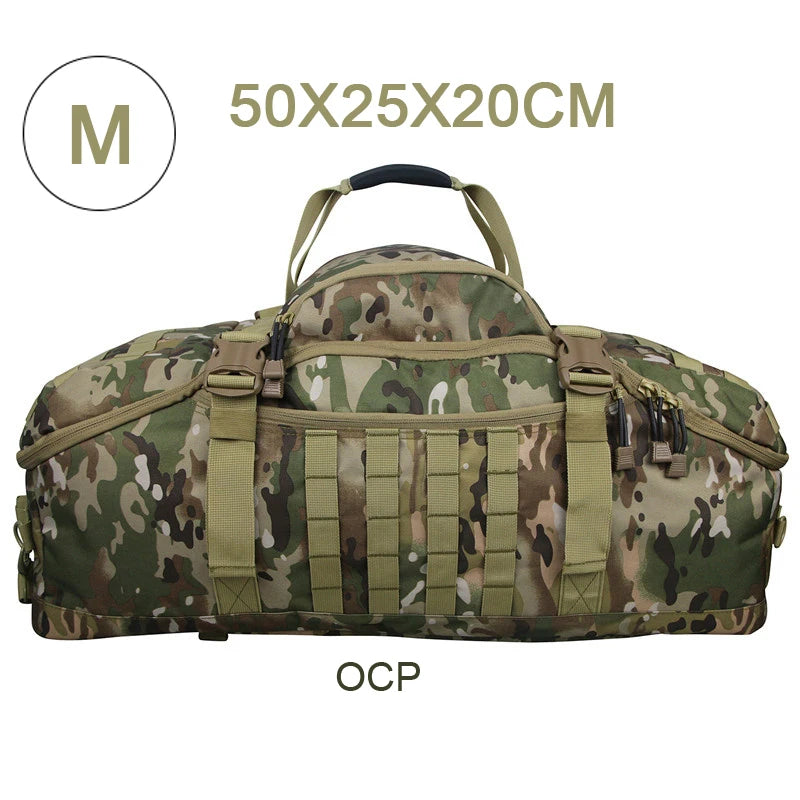 LQARMY 30L 50L 80L Outdoor Mountaineering Bag Molle Tactical Backpack Large Duffel Bag Hiking Camping Travel Bags