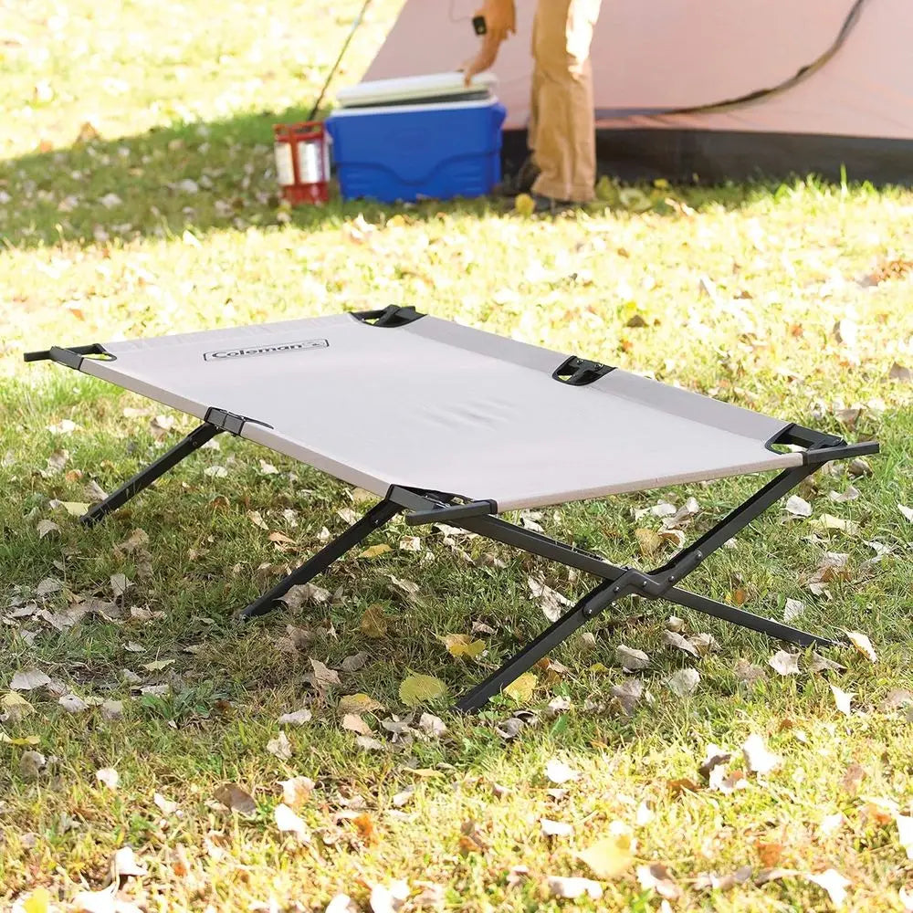 TrailII Large olding Cot with Easy Setup & Takedown, Supports Adults up to 6t 2in or 300lbs, Great or Camping, Lounging, Elevate