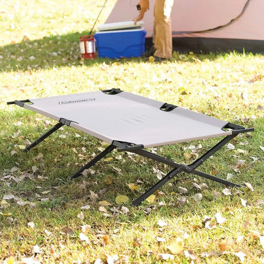 TrailII Large olding Cot with Easy Setup & Takedown, Supports Adults up to 6t 2in or 300lbs, Great or Camping, Lounging, Elevate